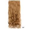 Peruca mulheres longo cabelo cacheado uma peça de alta temperatura seda sem costura peça de extensão de cabelo 5 clip clip peruca de cabelo local de fábrica