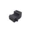 Adaptador de Cable HDMI de Alta Definición Versión 2.0 Cable DVI VGA de Alta Definición Macho a Hembra Extensión en Ángulo Mini Micro TV