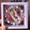 Nuevo estilo de pintura al óleo pulsera de cuentas de esmalte de color libro rojo con joyería de mano de cerámica de imitación punto escénico yiwu pulsera al por mayor