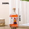 Vidro de garrafa de vinho de fruta quadrado transparente com tampa selada garrafa de bebida de engarrafamento auto-fabricado verde ameixa cera garrafa de vinho garrafa vazia