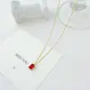 Estilo Ins europeo y americano, collar nuevo de temperamento simple para mujer, diseño de nicho, acero inoxidable, personalidad, moda, colgante versátil