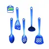 Direto da fábrica um conjunto colorido de utensílios de cozinha de nylon de 5 peças criativo antiaderente colher de cozinhar espátula utensílios de cozinha