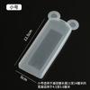 Funda Protectora de Silicona Transparente Luminosa para Control Remoto de Oso, Cubierta Antipolvo para Control Remoto de Aire Acondicionado y TV