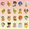 152 Peças de Adesivos Fofos de Gatos com Tema de Comida para Decoração, Adesivos Criativos DIY para Celulares