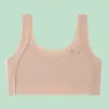 Transmisión en Vivo de Ropa Interior Nueva para Niñas en Periodo de Desarrollo, Chaleco Deportivo de Espalda Lisa para Belleza, Sujetador Deportivo para Niñas en Pubertad
