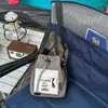 Nova Bolsa Transversal Pequena Esportiva Simples para Exterior Unissex Versátil para Viagem Impermeável Respirável Bolsa Color Block