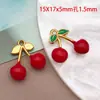Aço Inoxidável Pingente de Frutas e Legumes Estéreo Artificial com Gotejamento de Óleo Melancia Manga Milho Pulseira Colar Acessórios de Joias