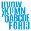Pegatinas de letras de 4 pulgadas para estampado en caliente transfronterizo para coches, paredes, exposiciones, escuelas y jardines de infancia, letras grandes para manualidades