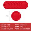 Nuevo en stock, juego de 8 platos de papel rojos, toallas de papel, vasos de papel, platos para cena, suministros desechables para fiestas de cumpleaños