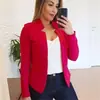 2023 outono e inverno novo desejo da Amazon explosões europeias e americanas cor sólida casual profissional pequeno terno jaqueta roupas femininas
