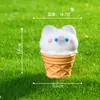 Gato Siamês Fofo de Estimação Desenho Animado, Produto Popular de Barraca de Rua, Acessórios de Jardinagem DIY para Micro Paisagismo, Ornamentos para Bonsai e Suculentas