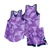 Conjunto de Uniforme de Baloncesto de Verano para Adultos, Uniformes Impresos para Competición y Entrenamiento de Estudiantes Universitarios, Jerseys Deportivos Estilo Americano con Texto Impreso, Mayoreo
