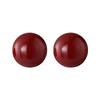 Brincos de tarracha cereja vinho tinto com pino de prata 925 esterlina design simples de nicho para mulheres brincos básicos que não desbotam 8697A