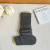 Meias femininas outono e inverno meias felpudas cobertura de perna alongada botas de neve estilo y2k aquecidas à prova de frio meias longas para perna