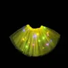 Asas de Borboleta conjunto de quatro peças fantasia de performance para menina adereços de performance asas de elfo anjo luminosas de camada dupla atacado