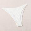 Traje de baño de tres piezas para mujer, estilo europeo y americano, bikini de puro deseo dividido, bikini de playa para adultos recién fruncido y sexy.