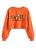 Todo Reservado para Otoño: Tienda independiente de Amazon Wish, sudadera crop top nueva para mujer, moderna y versátil