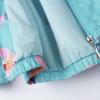 Jaqueta casual infantil primavera e outono Jaqueta com capuz infantil 2-8 anos de idade estampa de abelha camisa com zíper para meninas