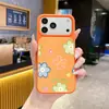 Funda de silicona líquida de flores pequeñas coloridas y sencillas para iPhone 18 Pro Max, cubierta protectora de teléfono pintada anticaída