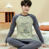 Conjunto de Ropa Interior Térmica de Algodón de Otoño para Adolescentes Niños, Capa Base Cálida para Niñas Mayores, Pijamas Infantiles