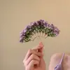 Grampo de Cabelo Flor Resina Super Fada Moda Simples Nicho Pequeno Fresco Personalizado Moda Doce Versátil Acessórios de Cabelo para Mulheres