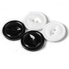 Botones Clásicos Ojo de Gato Negros Botones Ojo de Pez de Resina Traje Prendas de Punto Botones de Camisa de Dos Agujeros Accesorios Venta al por Mayor en Stock
