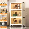 Instalación Gratuita Gabinete Plegable de Almacenamiento Hogareño Sala de Estar Cocina Gabinete para Juguetes y Snacks Gabinete Plegable de Almacenamiento Transfronterizo