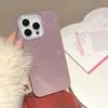 Funda de Teléfono Móvil con Polvera y Marco Transparente Adecuada para Apple 16Promax Moderna 15/14 Agujero Grande 11 Estilo Femenino 12/13