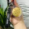 Chaveiro Dourado Logo de Carro Personalizado Ouro Fino 999 Porta-Chaves de Couro Concessionária de Carros Proprietário de Carro Pingente Presente Atacado