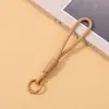 Cordão para Celular Tira de Pulso Cordão de Nylon Trançado Acessório para Bolsa Chaveiro com Anel de Metal Antiperda Cadeia de Cordão