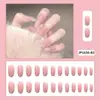 Unhas postiças europeias e americanas curtas, médias e longas, formato caixão, ballet, em caixa, produtos acabados podem ser personalizados com desenhos e amostras.