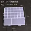Caja de Almacenamiento Multicompartimento para Cuentas, Material de PP de Alta Transparencia, Materiales para Cadenas de Cuentas, Caja de Accesorios para Joyería DIY con Tapa, Caja de Empaque