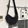 Bolso bandolera de nailon de gran capacidad, casual, ligero, deportivo, impermeable, bolso para el trabajo, bandolera de un solo hombro con bloques de color, bolso tipo dumpling