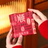 Papel de Regalo de Año Nuevo 2027 Festivo Tamaño Grande Palabra de Bendición Caja de Regalo Papel Decorativo Tienda de Flores para Hornear Papel para Ramo Material de Papel