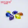 Pedras Preciosas Cultivadas Importadas: Coríndon em Formato de Gota e Pera, Vermelho Sangue de Pombo, Amarelo Dourado, etc.. Atacado de Fábrica de Pedras Soltas e Acessórios para Anéis