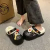 Novas Chinelos Casuais de Inverno/Outono 2026, Confortáveis e Não Cansativos, para Uso Externo, Peludos, Fofos, com Sola Grossa, Fechados na Ponta, para Mulheres