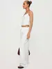 Roupas Femininas Transfronteiriças Europeias e Americanas 2026 Novidades Amazon Wish Estação Independente Primavera Novo Casual Solto Esporte Calças Longas