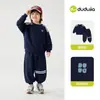 Conjunto de Roupas Infantis Dudu para Outono: Conjuntos Esportivos para Meninos e Calças, Roupas para Meninas, Roupinhas de Bebê, Conjunto de Duas Peças Respirável