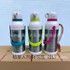 Garrafa Térmica de Aço Inoxidável com Design de Homem com Canudo