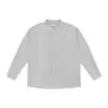 Camisa de Manga Larga a Cuadros Blancos para Hombre, Primavera y Otoño, Camisa a Cuadros Suelta Casual Retro Japonesa de Gama Alta para Hombre, Moderna