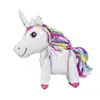 Globo de Película de Aluminio de Animales de Dibujos Animados Personalizado Globo para Fiesta del Día del Niño Decoración de Cumpleaños Diseño Globo de Unicornio de Papel de Aluminio