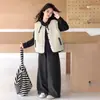 Conjunto de chaleco popular y moderno para niñas este año estilo 2026 chic para otoño e invierno para niños estudiantes de secundaria un conjunto completo de atuendo