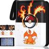 Atacado do Fabricante Álbum de Cartas Pokemon Nezha 4 Grades Grande Capacidade Folha Solta Pu Jogo de Cartas Carta Pokemon