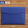 Bolsas de Documentos Empresariais Personalizáveis com Impressão de Logotipo, Pastas de Arquivo Impermeáveis, Bolsas de Documentos de Couro A4 Espessadas
