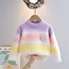 Suéter Infantil para Niñas Otoño e Invierno Nuevo Estilo 2026 Ropa de Punto para Niños Pequeños Top para Niña de 4 Años Suéter de Bebé