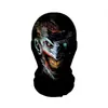 Accesorios de Halloween Transfronterizos Calavera Broma Horror Máscara Facial Completa Día de Muertos Pasamontañas