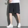 Tendencia de trabajo shorts escolares de seda helada holgados para hombre verano nuevo secado rápido pantalones deportivos finos estudiante casual pantalones de tiro medio hombre