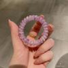 2023 Nuevo color dopamina coreano fino Flash Pearl sirena Ji gradiente línea telefónica banda para el cabello niña cabeza cuerda