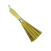 Olla de Bambú Hecha a Mano para Cepillos Fregador Estilo Antiguo Fibra de Bambú Escoba de Cocina Batidor Cepillo para Fregar Ollas Limpieza de Arroz para Cocina Uso Cepillo de Cerdas