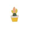 Transfronterizo Caliente AliExpress Caliente Dibujos Animados Creativo Divertido Broche Planta Cactus Combinación Maceta Goteo de Aceite Broche